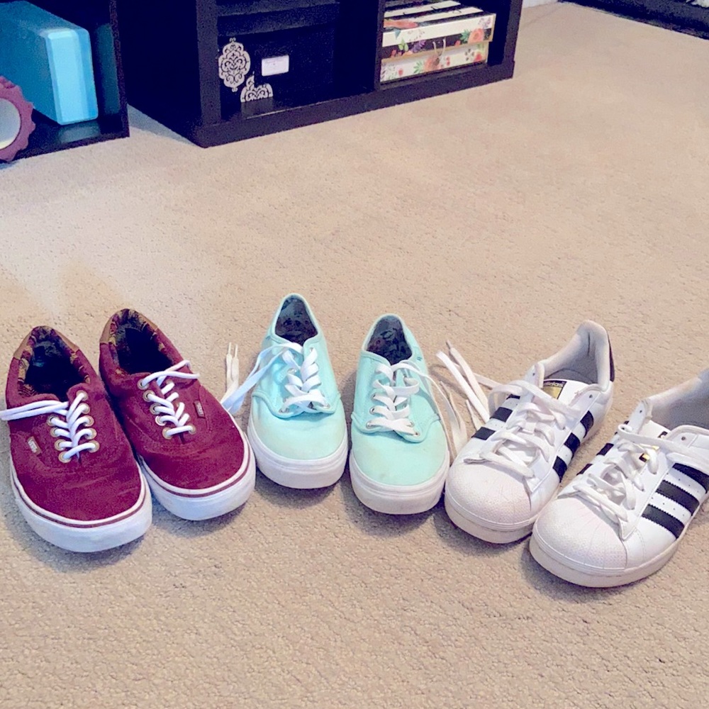 Vans and adidas bundle shoes